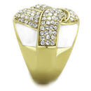 Pandora Gold Rings TK1848 Gold - Stainless Steel Ring with Crystal