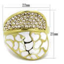 Pandora Gold Rings TK1851 Gold - Stainless Steel Ring with Crystal