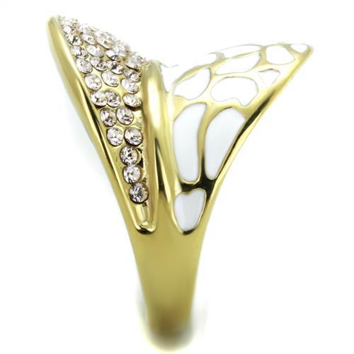 Pandora Gold Rings TK1851 Gold - Stainless Steel Ring with Crystal