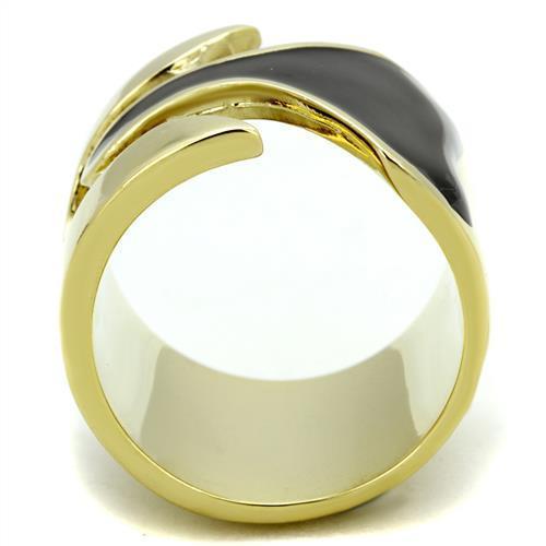 Silver Jewelry Rings Pandora Gold Rings TK1860 Gold - Stainless Steel Ring with Epoxy Alamode Fashion Jewelry Outlet