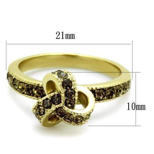 Pandora Gold Rings TK1874 Gold - Stainless Steel Ring with Crystal