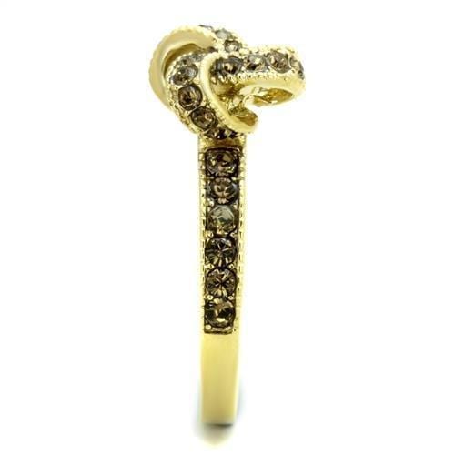 Pandora Gold Rings TK1874 Gold - Stainless Steel Ring with Crystal