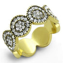 Pandora Gold Rings TK1875 Gold - Stainless Steel Ring with Crystal