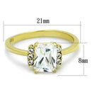 Pandora Gold Rings TK1876 Gold - Stainless Steel Ring with AAA Grade CZ