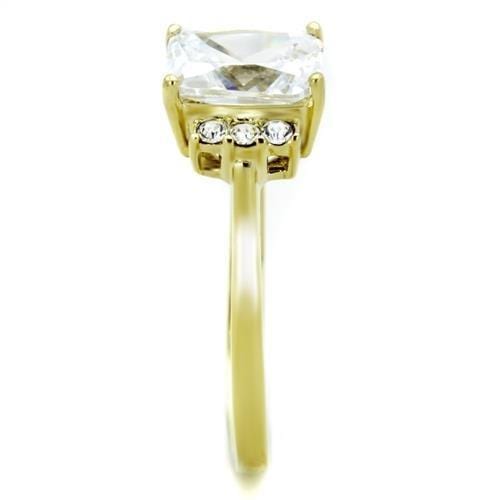 Pandora Gold Rings TK1876 Gold - Stainless Steel Ring with AAA Grade CZ