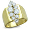 Pandora Gold Rings TK1879 Gold - Stainless Steel Ring with AAA Grade CZ