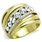 Pandora Gold Rings TK1880 Gold - Stainless Steel Ring with Crystal