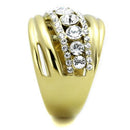 Pandora Gold Rings TK1880 Gold - Stainless Steel Ring with Crystal