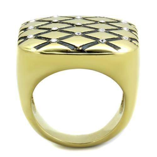 Pandora Gold Rings TK1886 Gold - Stainless Steel Ring with Crystal