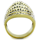 Pandora Gold Rings TK1887 Gold - Stainless Steel Ring with Crystal