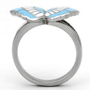 Pandora Rings TK827 Stainless Steel Ring with Epoxy