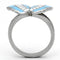 Pandora Rings TK827 Stainless Steel Ring with Epoxy