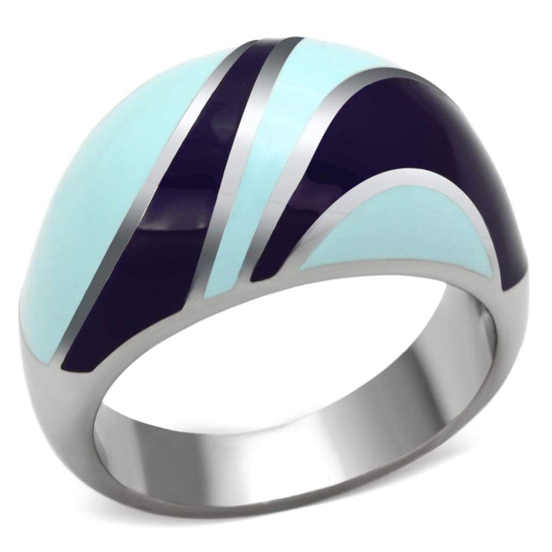 Pandora Rings TK835 Stainless Steel Ring with Epoxy