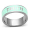 Pandora Rings TK836 Stainless Steel Ring with Epoxy in Turquoise