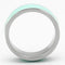 Silver Jewelry Rings Pandora Rings TK836 Stainless Steel Ring with Epoxy in Turquoise Alamode Fashion Jewelry Outlet