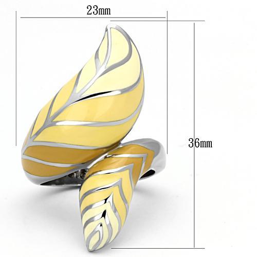 Pandora Rings TK837 Stainless Steel Ring with Epoxy