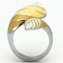 Pandora Rings TK837 Stainless Steel Ring with Epoxy