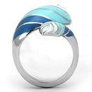 Pandora Rings TK838 Stainless Steel Ring with Epoxy