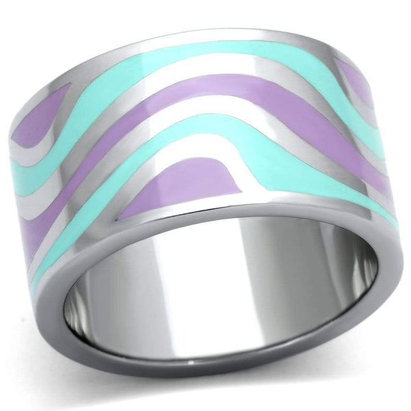 Pandora Rings TK840 Stainless Steel Ring with Epoxy
