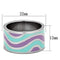Pandora Rings TK840 Stainless Steel Ring with Epoxy