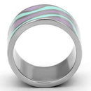 Pandora Rings TK840 Stainless Steel Ring with Epoxy