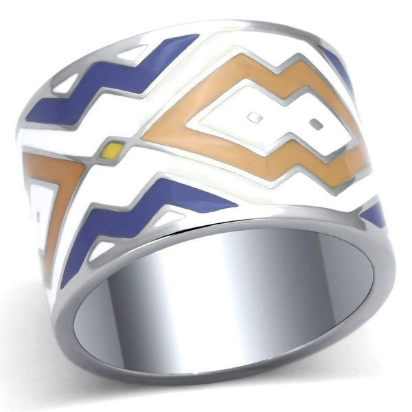 Pandora Rings TK841 Stainless Steel Ring with Epoxy