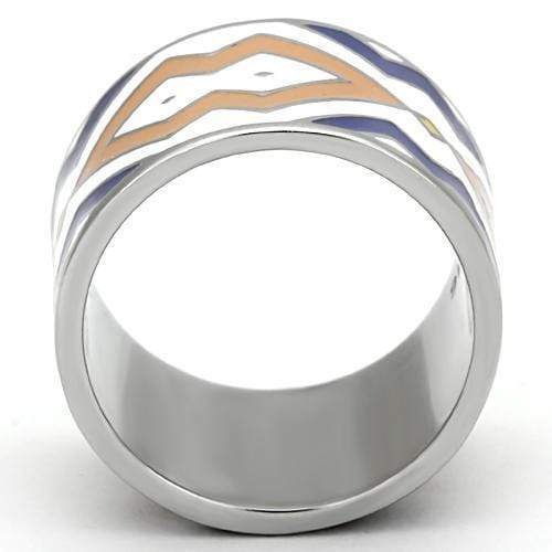 Pandora Rings TK841 Stainless Steel Ring with Epoxy