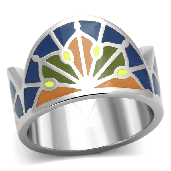 Pandora Rings TK842 Stainless Steel Ring with Epoxy