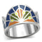 Pandora Rings TK842 Stainless Steel Ring with Epoxy