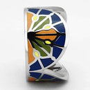 Pandora Rings TK842 Stainless Steel Ring with Epoxy