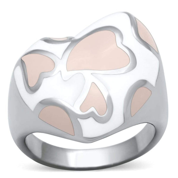 Pandora Rings TK843 Stainless Steel Ring with Epoxy