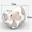 Pandora Rings TK843 Stainless Steel Ring with Epoxy