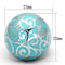 Pandora Rings TK845 Stainless Steel Ring with Epoxy in Aquamarine