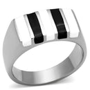 Pandora Rings TK849 Stainless Steel Ring with Epoxy