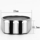 Pandora Rings TK849 Stainless Steel Ring with Epoxy