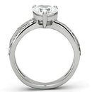 Pandora Rings TK851 Stainless Steel Ring with AAA Grade CZ