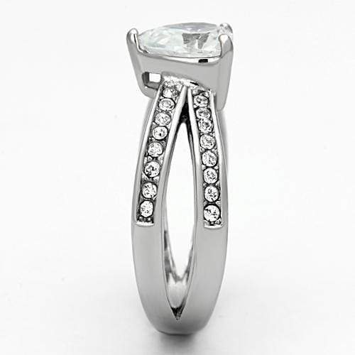 Pandora Rings TK851 Stainless Steel Ring with AAA Grade CZ