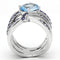 Silver Jewelry Rings Pandora Rings TK865 Stainless Steel Ring with Synthetic Alamode Fashion Jewelry Outlet