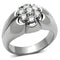 Pandora Rings TK944 Stainless Steel Ring with AAA Grade CZ