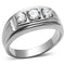 Pandora Rings TK946 Stainless Steel Ring with AAA Grade CZ