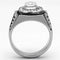 Pandora Rings TK948 Stainless Steel Ring with AAA Grade CZ