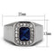 Pandora Rings TK954 Stainless Steel Ring with Synthetic in Montana