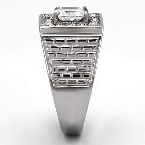 Pandora Rings TK955 Stainless Steel Ring with AAA Grade CZ