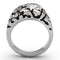 Pandora Rings TK958 Stainless Steel Ring with AAA Grade CZ