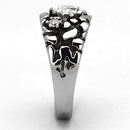 Pandora Rings TK959 Stainless Steel Ring with AAA Grade CZ