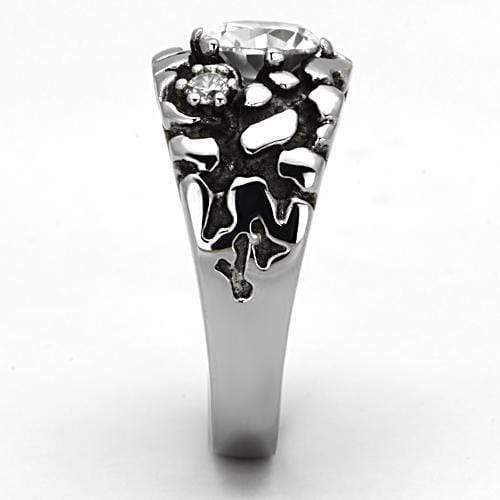 Pandora Rings TK959 Stainless Steel Ring with AAA Grade CZ