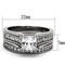 Pandora Rings TK969 Stainless Steel Ring with AAA Grade CZ