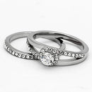 Pandora Rings TK971 Stainless Steel Ring with AAA Grade CZ