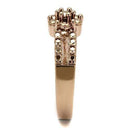 Pandora Rose Gold Rings 3W1192 Rose Gold - Brass Ring & CZ