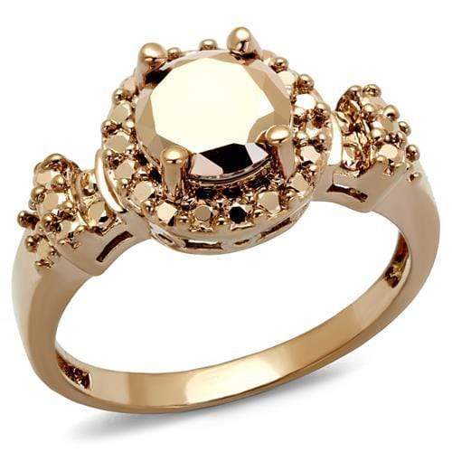 Pandora Rose Gold Rings 3W1193 Rose Gold - Brass Ring & CZ
